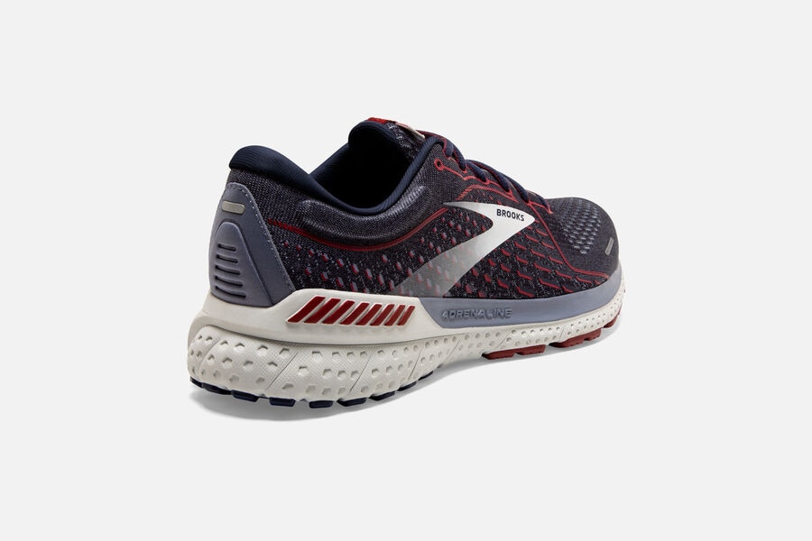 Brooks Adrenaline Gts 21 Road Löparskor Herr - Svarta/Silver - 9472-MNPUW